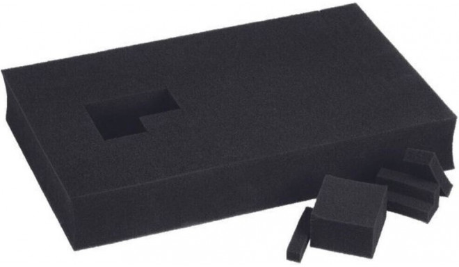 Systemkoffer Rasterschaumstoff (schwarz, für E-Case S-C, E-Case S-F)