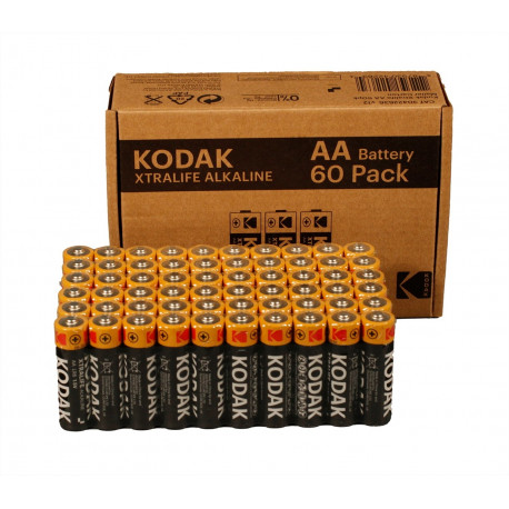 Kodak XTRALIFE leelispatarei AA (60 tk)
