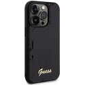 Original faceplate case GUESS GUHCP13LPS for iPhone 13 Pro (Sequin Script Metal  / black)