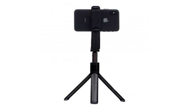 Borofone Selfie Stick BY5 bluetooth statīvs ar tālvadības pulti melns