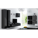 Cama Square cabinet VIGO 50/50/30 black/black gloss