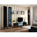 Cama Full cabinet VIGO '180' 180/40/30 white/black gloss