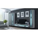 Cama Shelf unit VIGO NEW 180/40/30 white/grey gloss