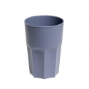 POLYGONS 500 ML PLASTIC CUP BLUE