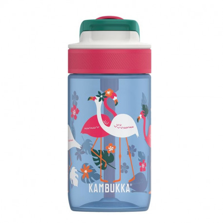 Lastepudel Lagoon 400 ml Kambukka, Blue Flamingo