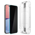 SZKŁO HARTOWANE SPIGEN GLAS.TR ”EZ FIT” IPHONE 15 PRO PRIVACY