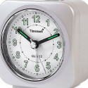Analogue Alarm Clock Timemark White