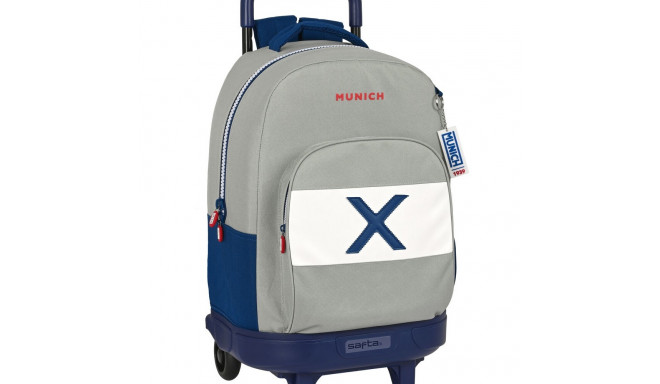Школьный рюкзак 3D с колесиками Munich College 33 x 22 x 45 cm