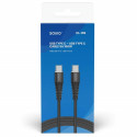 Kaabel USB C Savio CL-159 Must 1 m
