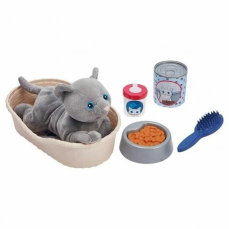 Fluffy toy Ecoiffier Cat Multicolour
