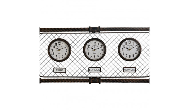 Wall Clock Home ESPRIT Dark grey polypropylene Iron 93 x 5 x 42 cm