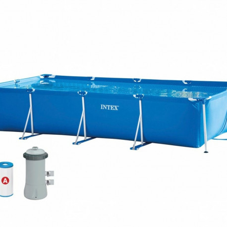 Removable pool Intex Frame 450 X 220 X 84 CM 7127 L Rectangular