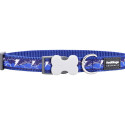 Dog collar Red Dingo STYLE LIGHTNING Navy Blue