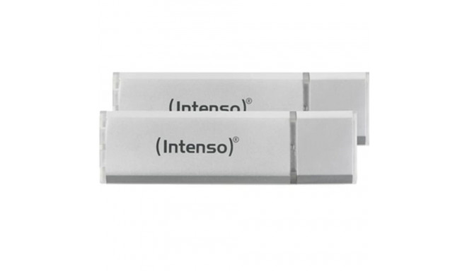 USB-pulk INTENSO 3531490 64 GB 2 Ühikut Hõbe