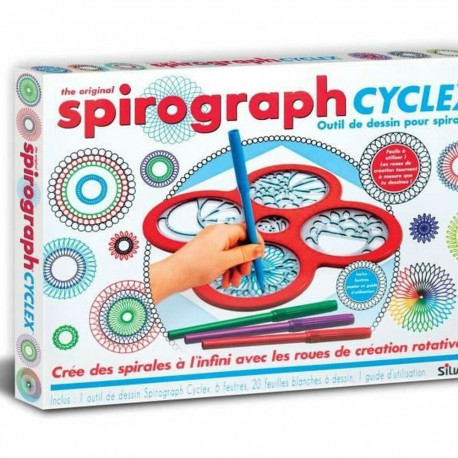 Drawing Set Spirograph Silverlit cyclex 1 Piece