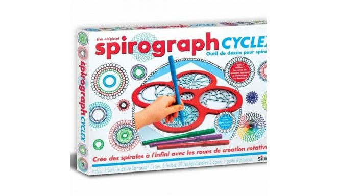 Joonistuskomplekt Spirograph Silverlit cyclex 1 Tükid, osad