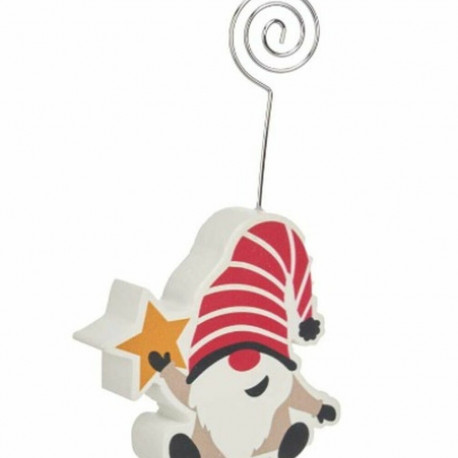 Christmas bauble Krist+ 21XD75420 21XD75420 Blue White Red Grey Multicolour Golden Gnome Christmas s