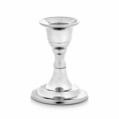 Candle Holder Silver Aluminium 4,5 x 9 x 6 cm (24 Units)