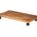 Centerpiece Rectangular Brown Mango wood 45 x 6 x 25 cm (6 Units)