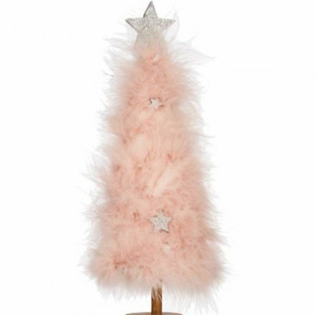 Christmas Tree Pink Wood Plastic 9 x 34 x 9 cm (6 Units)