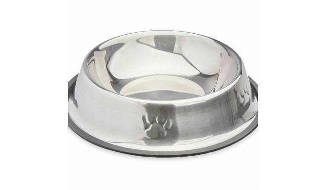 Koerte toitja Mascow 309 309 Hall Hõbedane Kumm Metall 26 x 7 x 26 cm 26 x 5,5 x 26 cm (12 Ühikut)