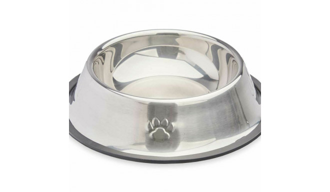 Koerte toitja Mascow 310 310 Hall Hõbedane Kumm Metall 22 x 5 x 22 cm 22 x 6 x 22 cm (12 Ühikut)