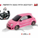 Машинка на радиоуправлении Mondo Fiat 500 Abarth Розовый 1:14