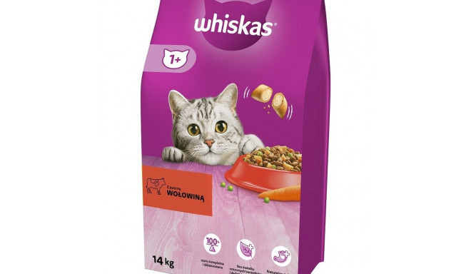 Корм для котов Whiskas 5900951014345 Для взрослых Телятина 14 Kg