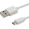 USB-kaabel-mikro USB Savio CL-123 Valge 1 m