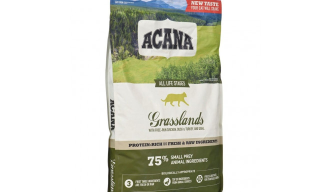 Kaķu barība Acana Grasslands Cālis Zivs Jēra gaļa 4,5 Kg