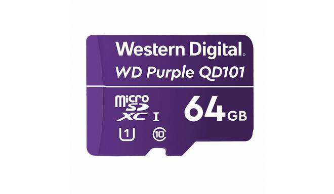 Mikro SD Kaart Western Digital WD Purple SC QD101 64GB 64 GB