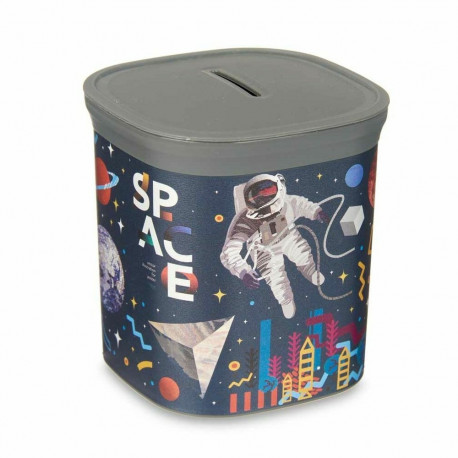 Money box Pincello 02 1163 Plastic Astronaut 9 x 10,2 x 9 cm Multicolour (48 Units)