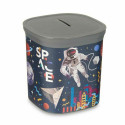 Rahakassa Mitmevärviline Astronaut Plastmass 9 x 10,2 x 9 cm (48 Ühikut)