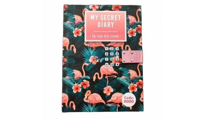 Diary with secret code Roymart La Vie en Rose 15 x 20,5 x 3 cm