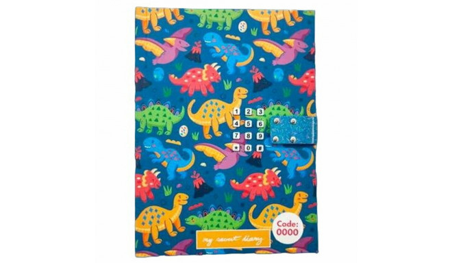 Дневник с секретным кодом Roymart Dinos 15 x 20,5 x 3 cm