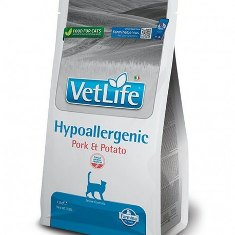 Cat food Farmina VET LIFE NAT Adult Pig 1,5 Kg