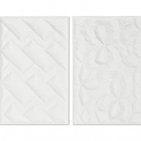 Glezna Home ESPRIT Moderns Ar reljefu 58,5 x 4 x 92,5 cm (2 gb.)