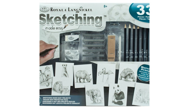 Набор для рисования Royal & Langnickel SKETCHING MADE EASY 33 Предметы