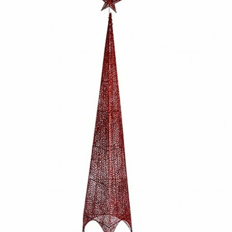 Christmas Tree Tower Red Metal Plastic 42 x 218 x 42 cm (3 Units)
