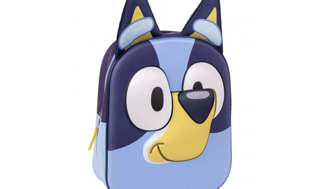 3D Child bag Bluey Blue 25 x 31 x 10 cm