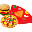 Modelēšanas Māla Spēle Colorbaby Burger & Sandwich Daudzkrāsains (19 Daudzums)