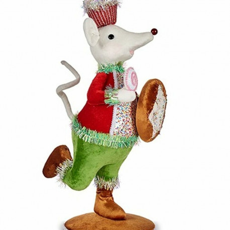 Decorative Figure Krist+ 64814926 64814926 Mouse 20 x 55 x 24 cm (2 Units)