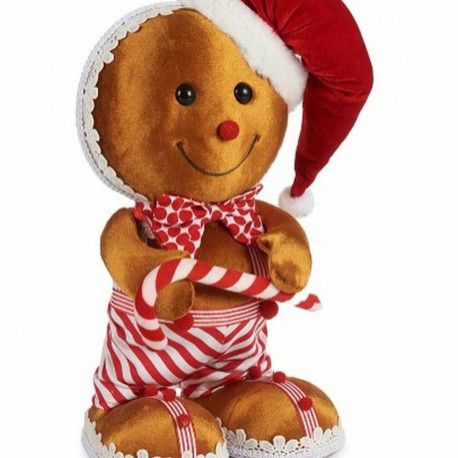 Decorative Figure Krist+ D012131622-3BN D012131622-3BN Brown Red Cookie 19 x 33 x 15 cm (4 Units)