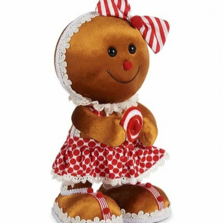 Dekoratiivkuju Krist+ D012131623-3BN D012131623-3BN Pruun Punane Lasso Küpsis 19 x 33 x 15 cm (4 Ühi