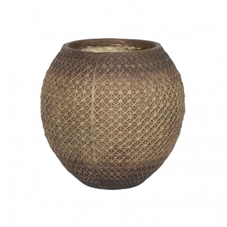 Planter Home ESPRIT Brown Magnesium 37 x 37 x 43 cm