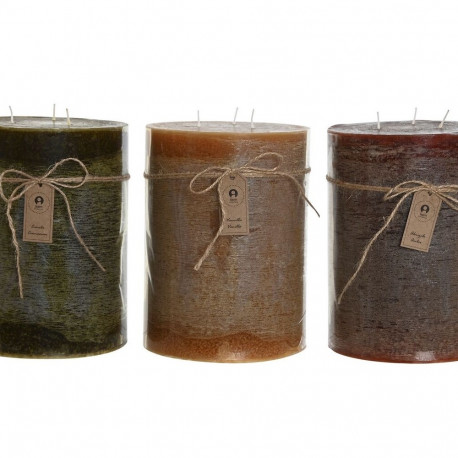 Lõhnastatud küünal Home ESPRIT (3 Ühikut)