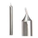 Candle Set 2 x 2 x 20 cm Silver (12 Units)