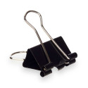 Clamps Clip Medium Black Metal (24 Units)