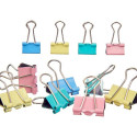 Clamps Clip Small Multicolour Metal (24 Units)