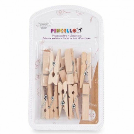 Clamps Pincello 400 400 Brown Wood Medium (24 Units)